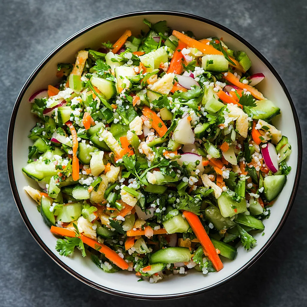 Salad with Asian Dressing