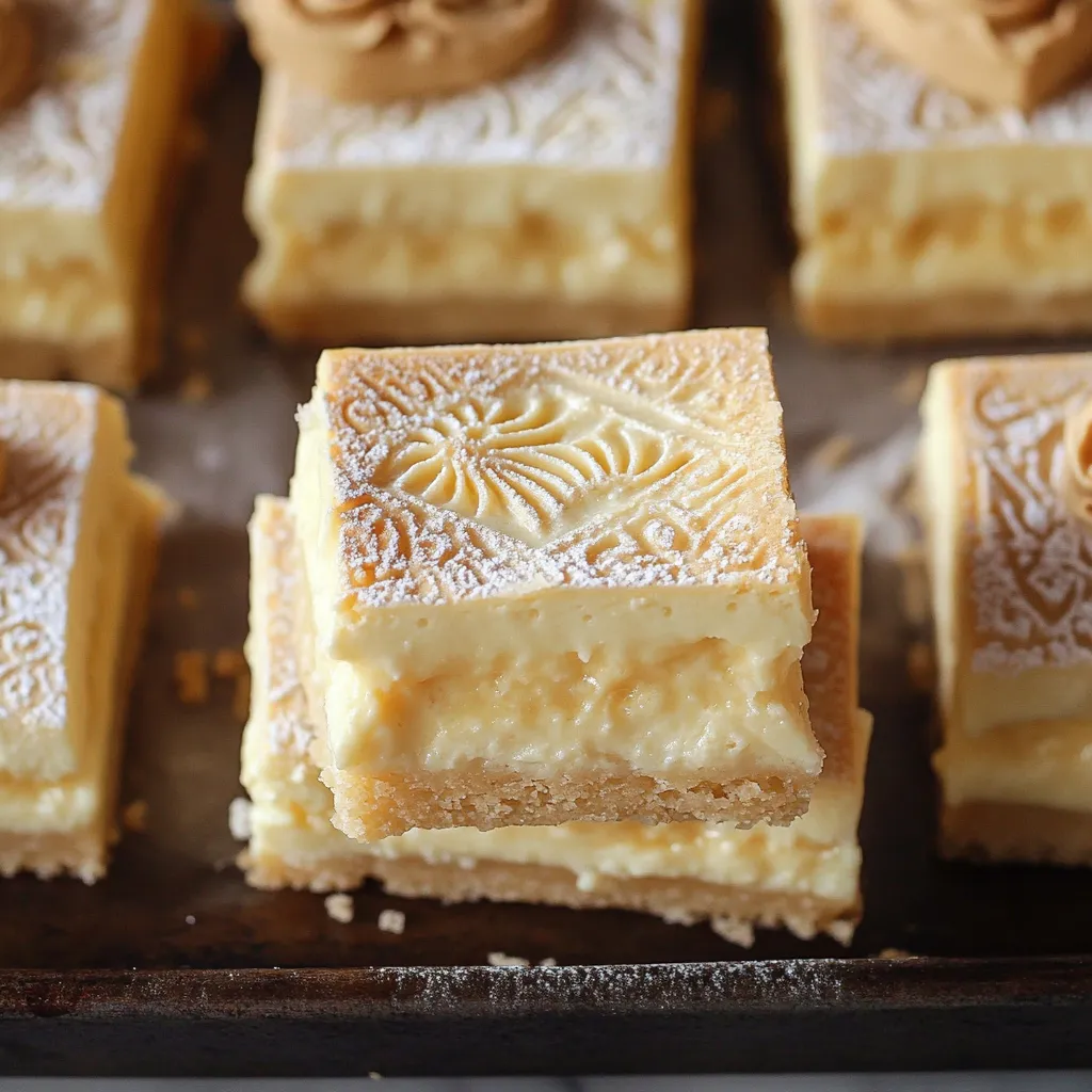Custard Cream Tray Bake Slice (No-Bake)