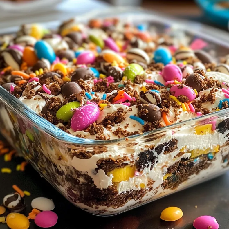Festive No-Bake Spring Dessert