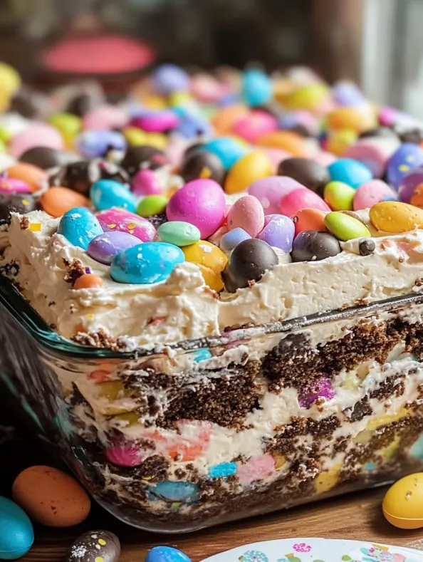 Festive No-Bake Spring Dessert