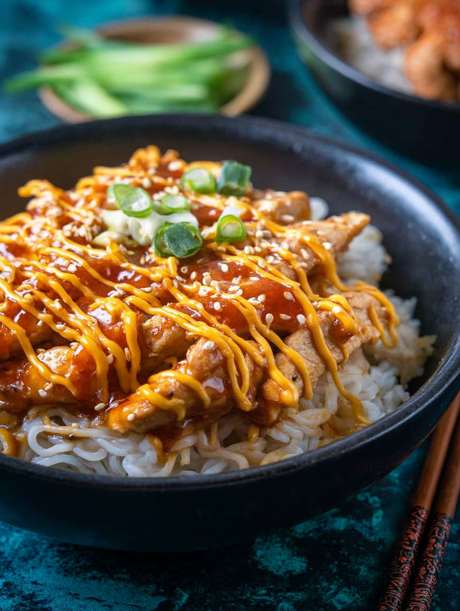 Korean Spicy Pork Bowls