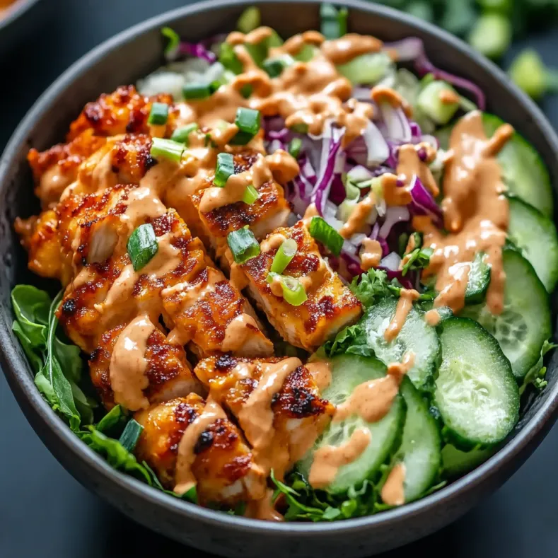 Bang Bang Chicken Bowl Recipe – Spicy and Creamy Delight