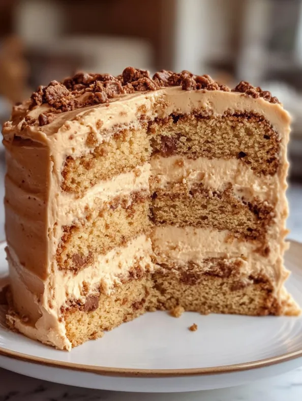 Biscoff Cookie Butter Cake