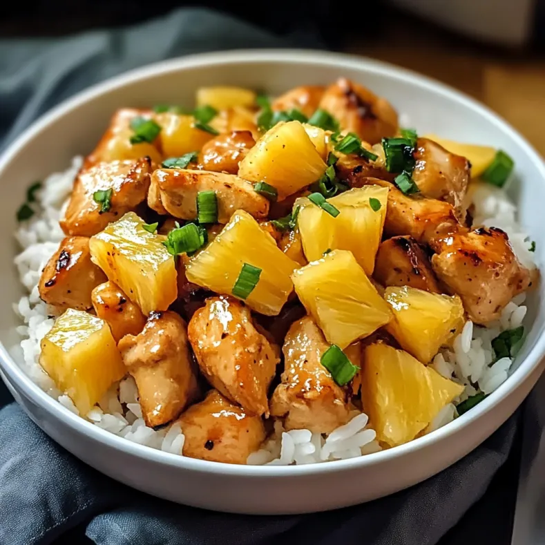 Pineapple Chicken and Rice – A Sweet and Savory Delight