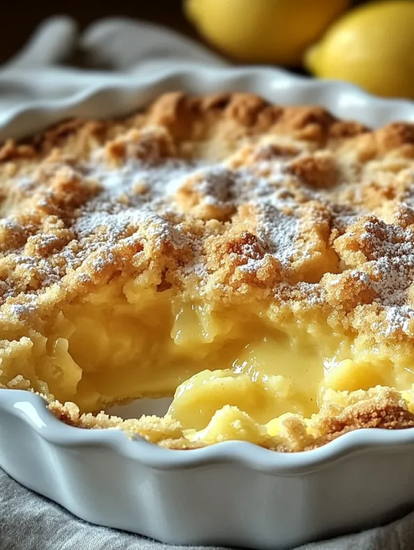 Magic Lemon Cobbler: A Sweet, Tangy Dessert Delight