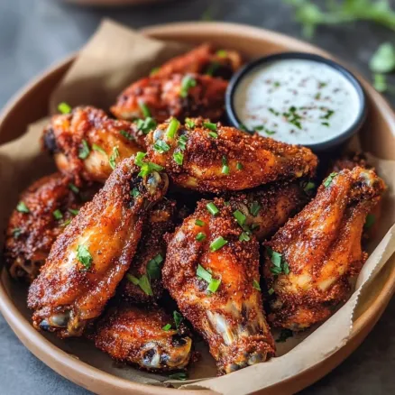 The Best Crispy Dry Rub Baked Chicken Wings