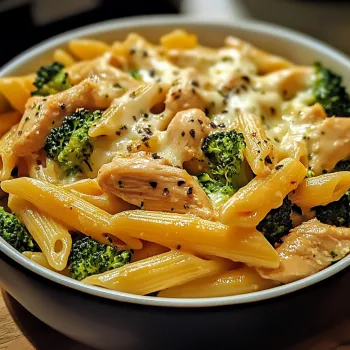 Creamy Broccoli and Chicken Penne