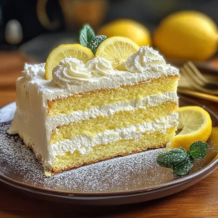 Italian Lemon Cream Cake