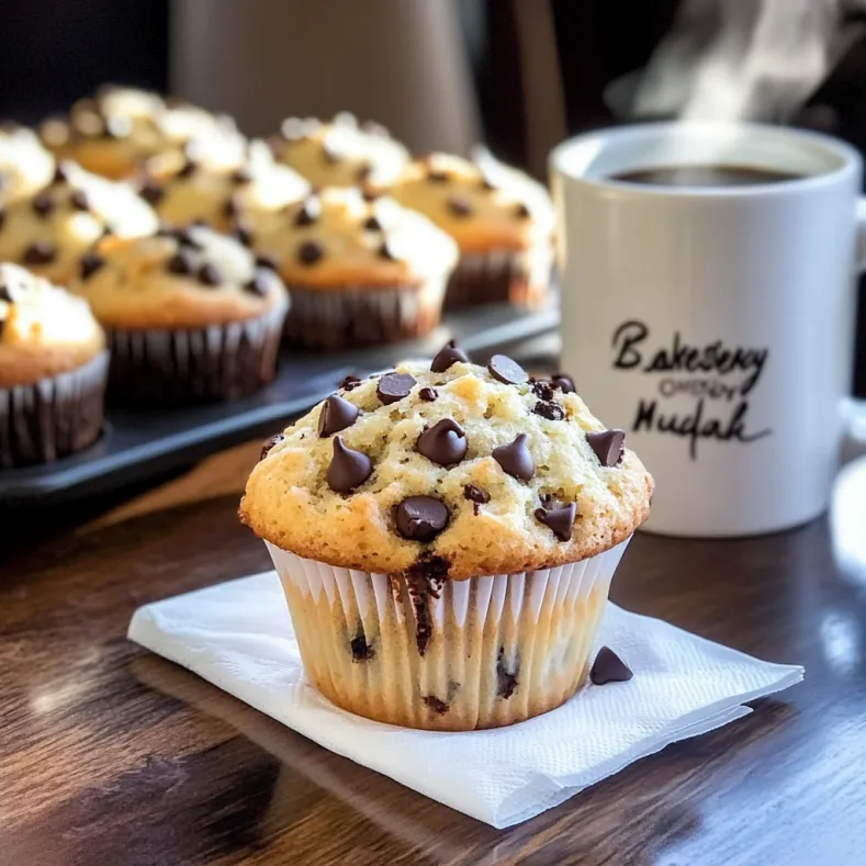 Bakery Style Chocolate Chip Muffins