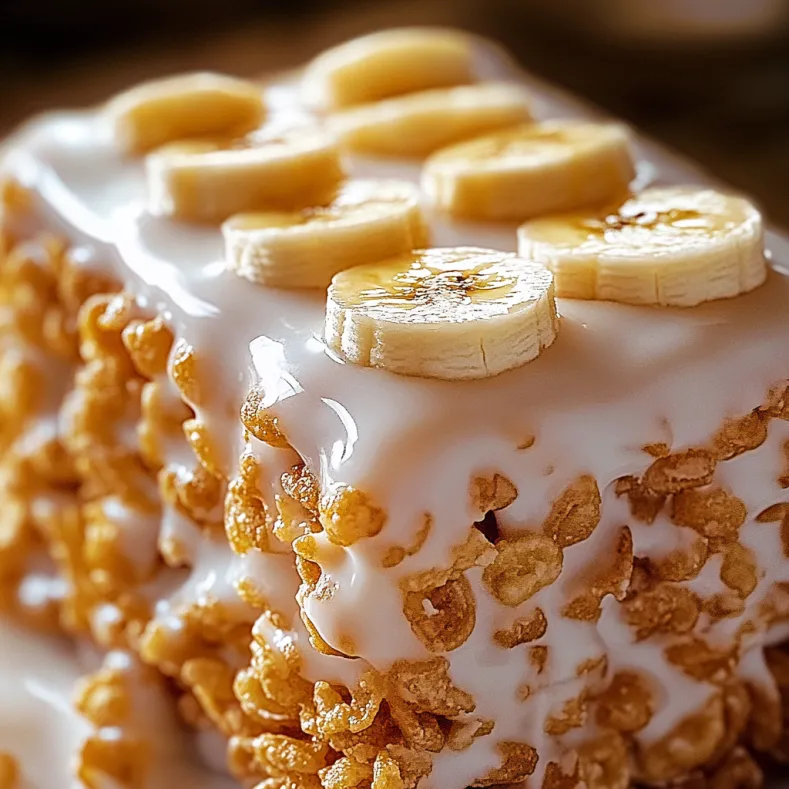 Banana Pudding Rice Krispie Treats