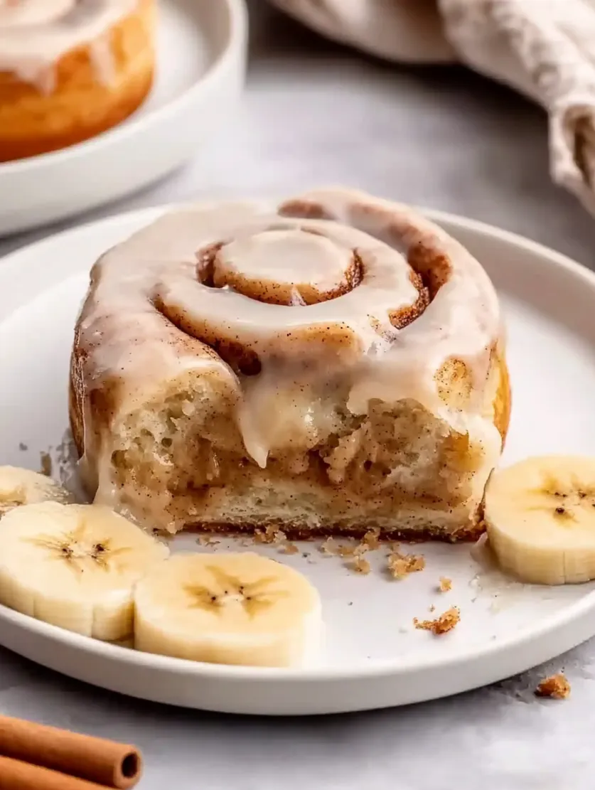 Banana Bread Cinnamon Rolls