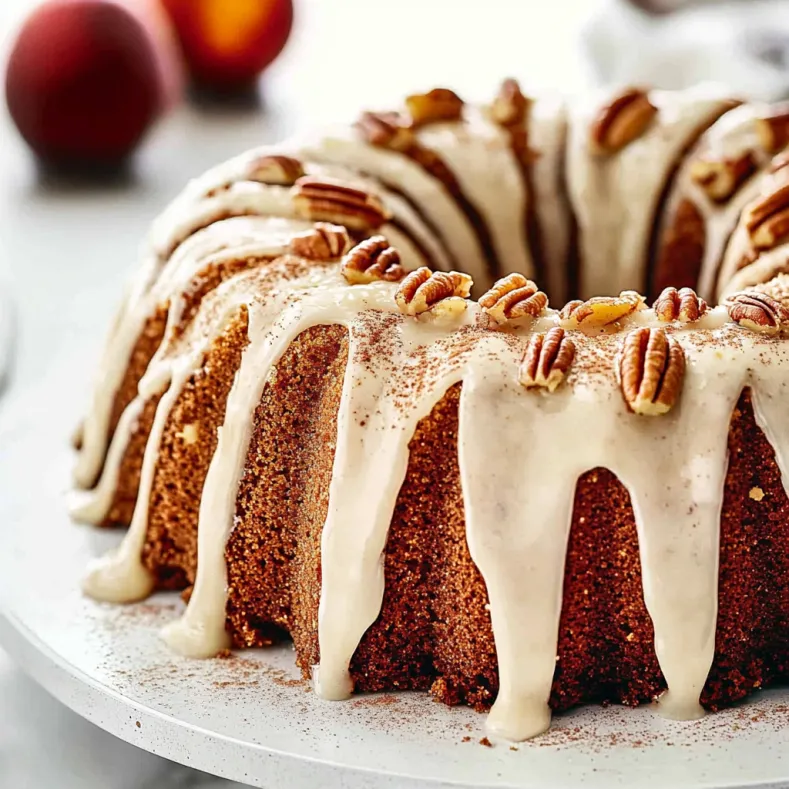 Peach Cobbler Pound Cake