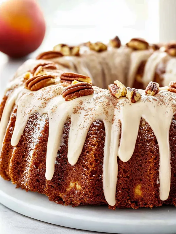 Peach Cobbler Pound Cake
