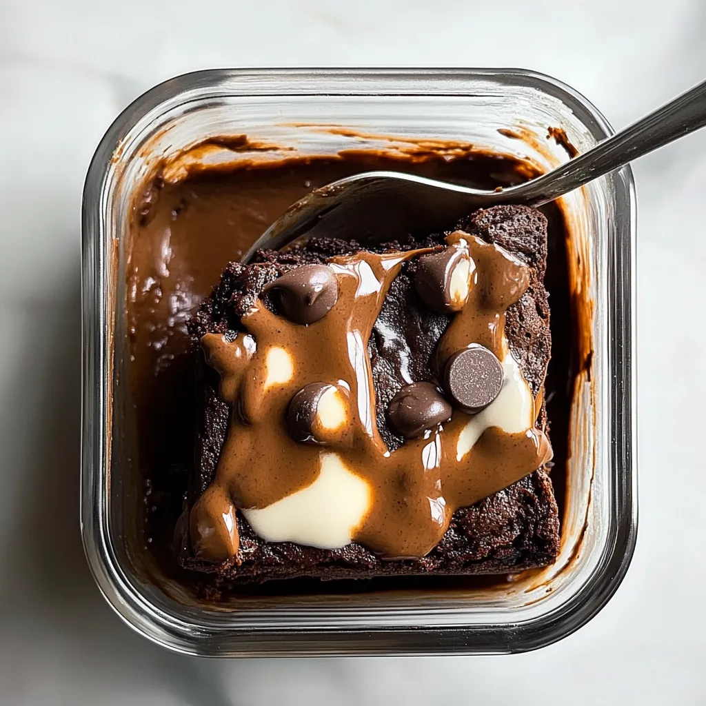Two Minute Protein Brownie