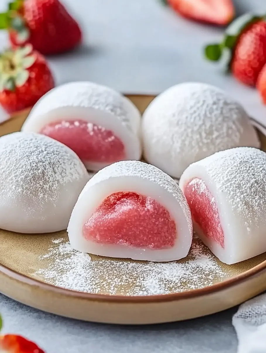 Strawberry Mochi