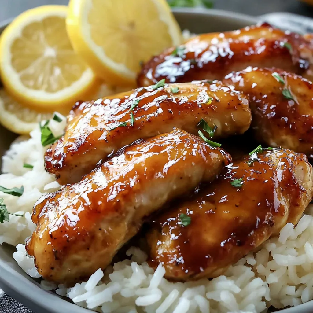 Lemon Honey Glazed Chicken