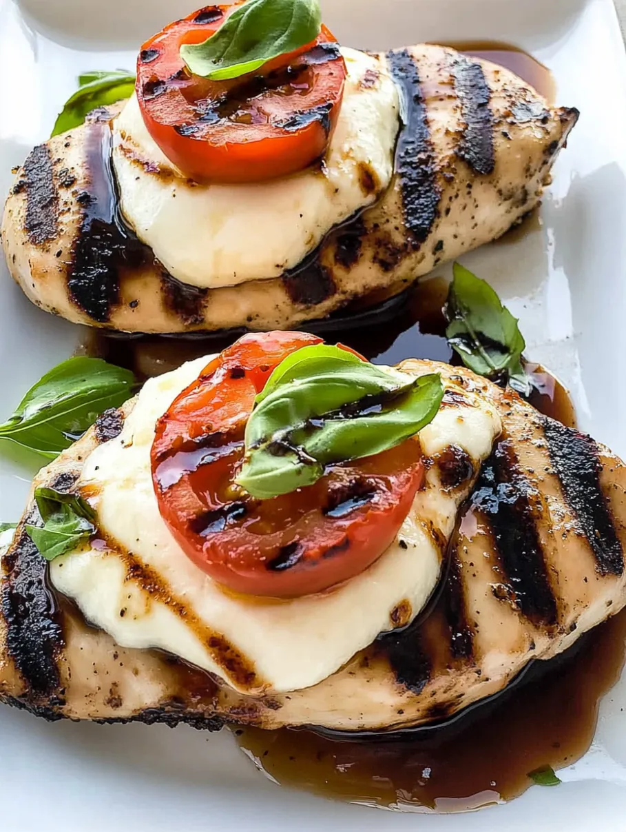 Grilled Chicken Caprese