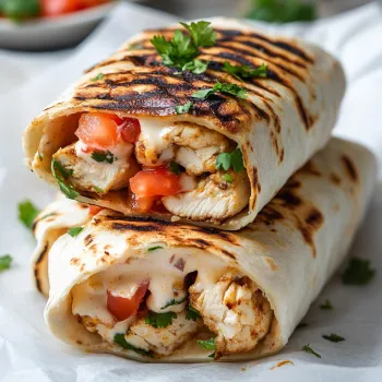 Chipotle Ranch Grilled Chicken Burrito