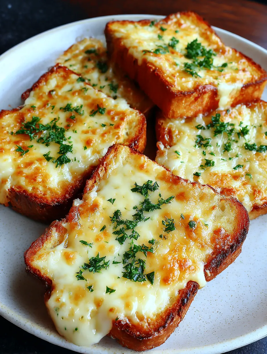 Cheesy Texas Toast: Buttery, Garlicky, and Loaded with Melted Mozzarella