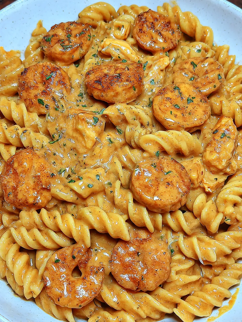 Creamy Cajun Shrimp and Chicken Pasta: A Spicy, Comforting Delight