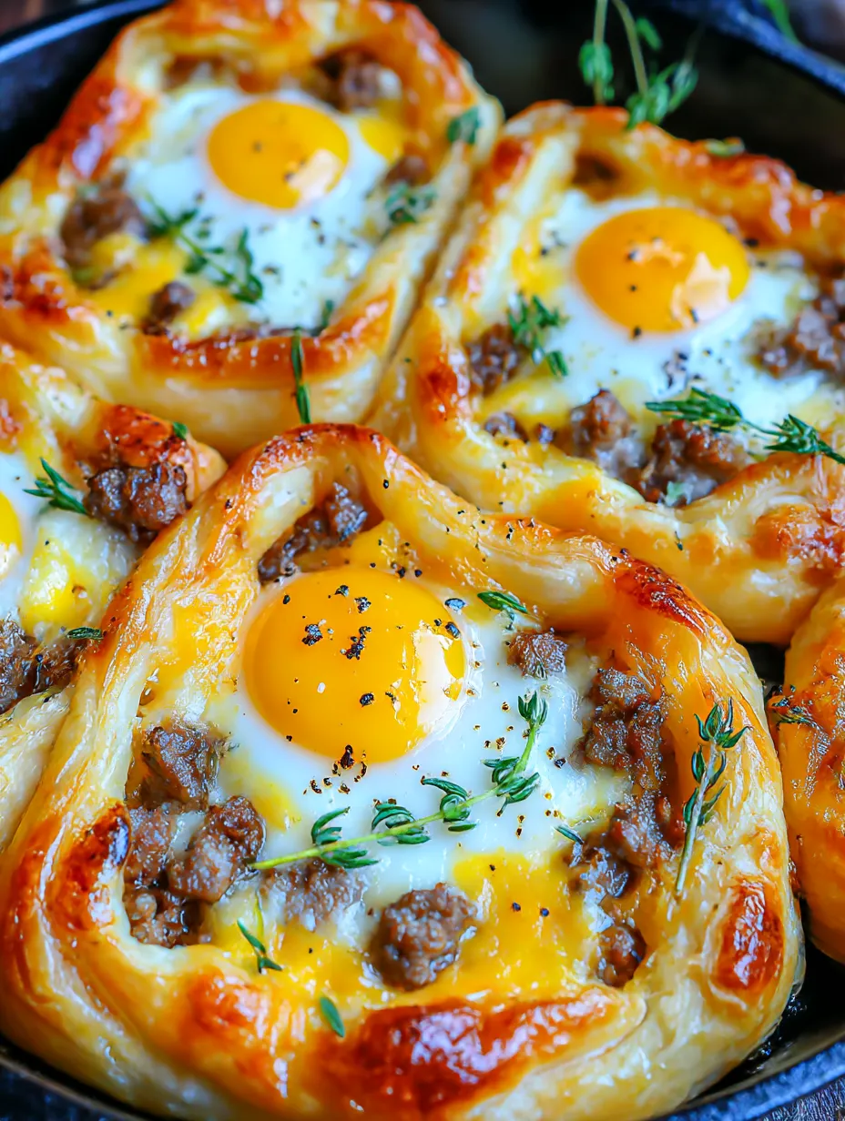 Sausage Egg and Cheese Breakfast Roll-Ups