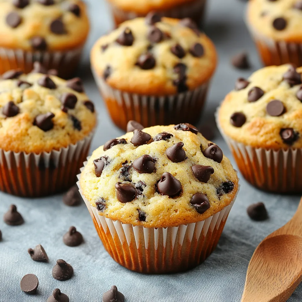 Greek Yogurt Chocolate Chip Muffins