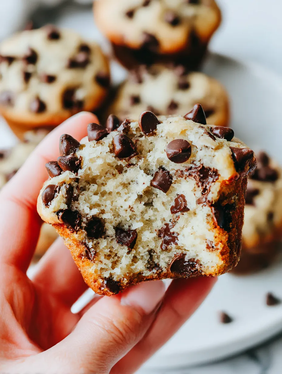 Easy Greek Yogurt Chocolate Chip Muffins