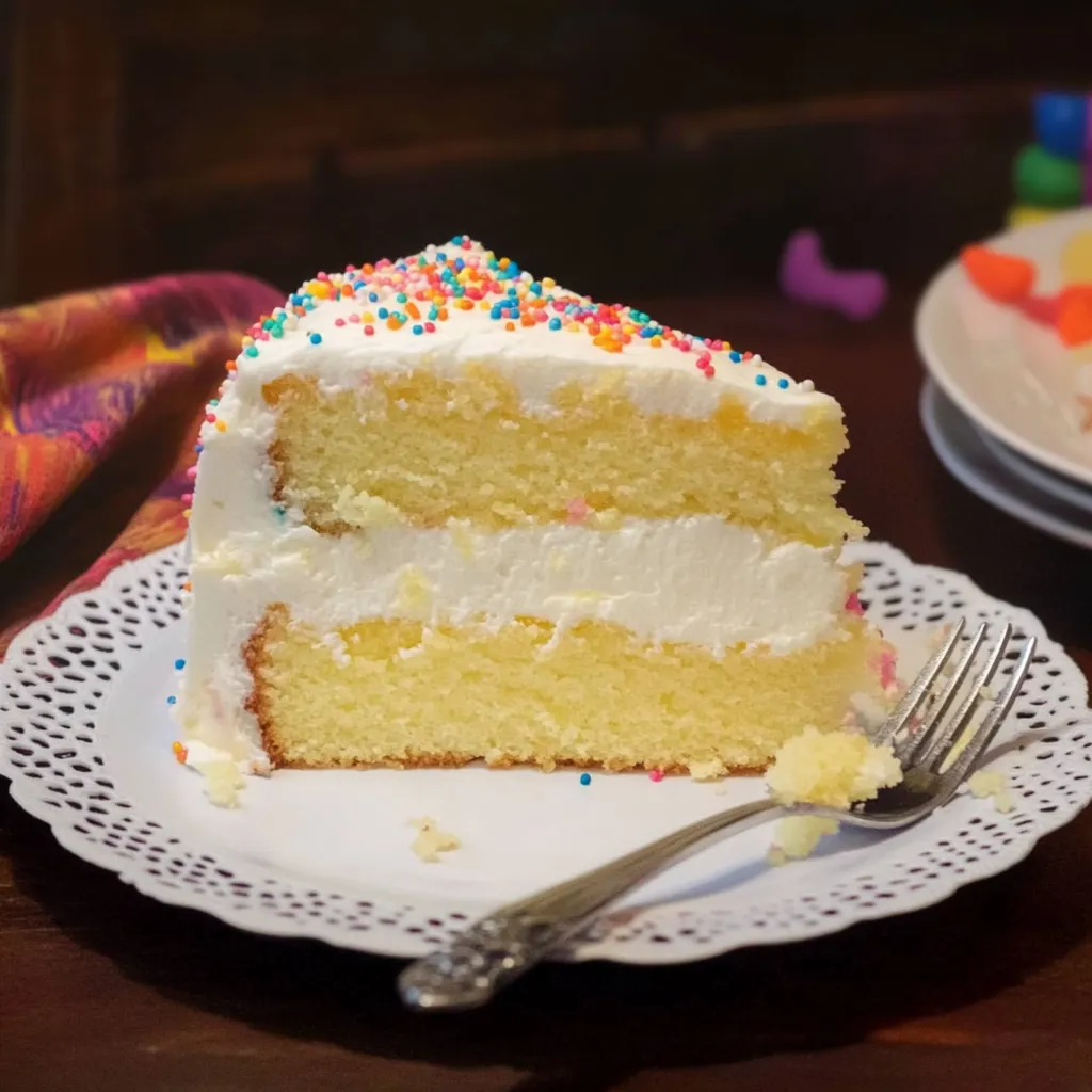 The Ultimate Vanilla Birthday Cake