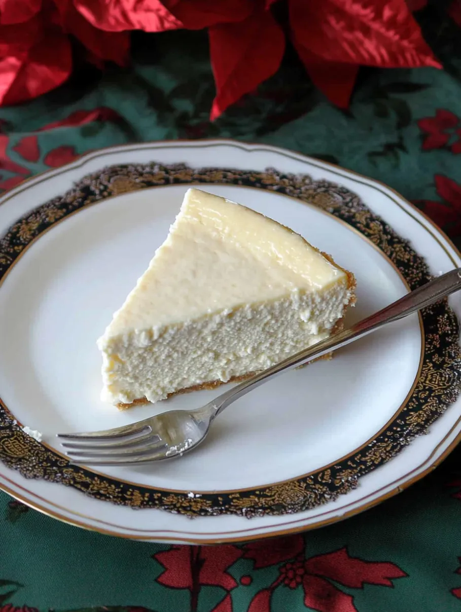 Fluffy Crustless Cheesecake (NY Style)