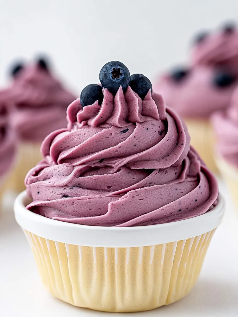 Blueberry Buttercream Frosting