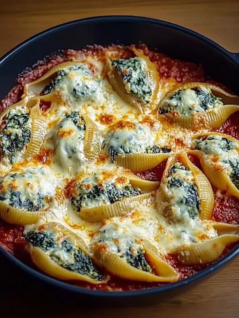 Spinach and Ricotta Stuffed Shells Recipe