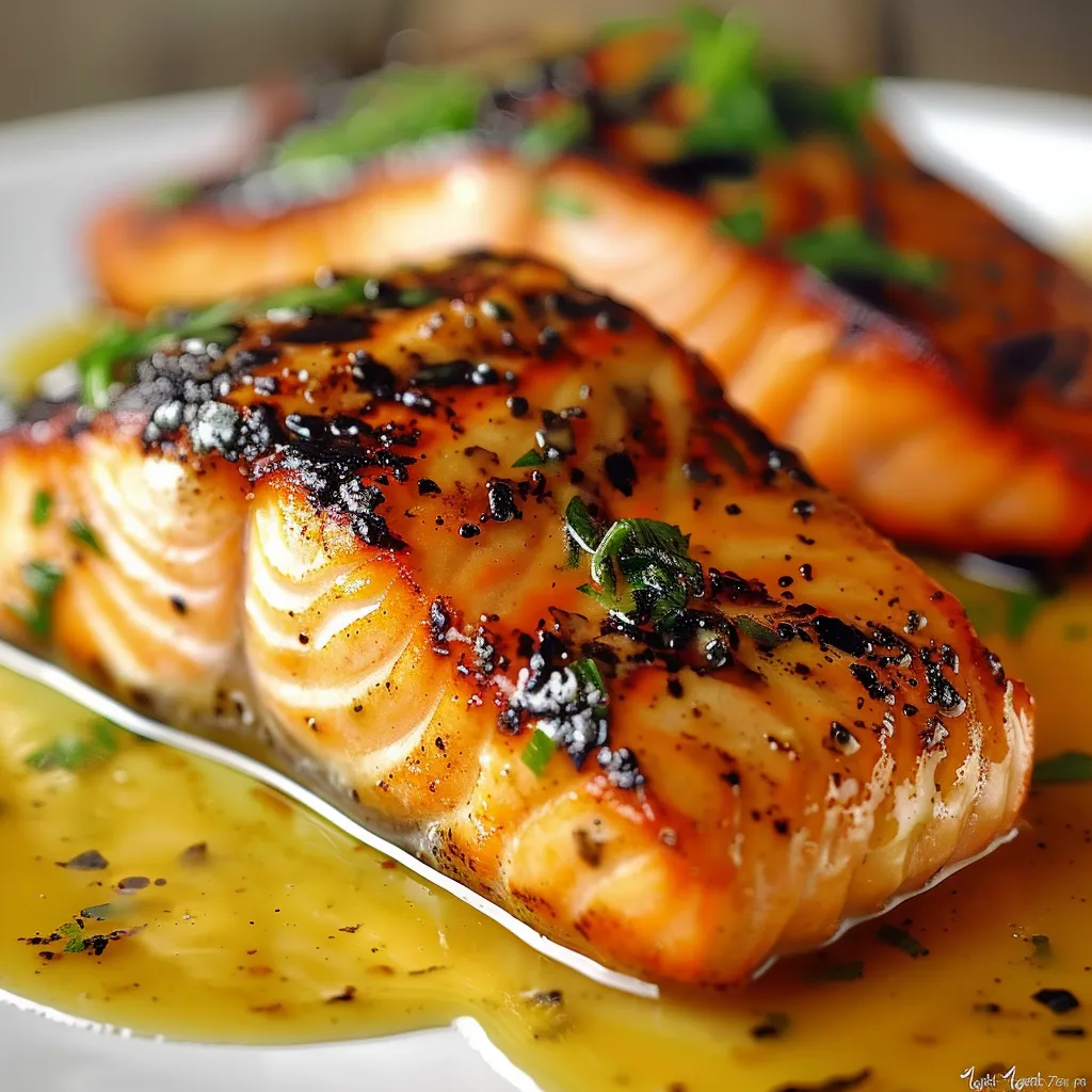 Easy Blackened Salmon with Creamy Dijon Sauce