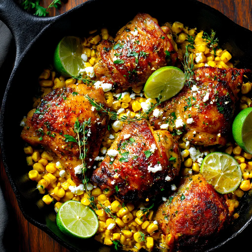30-Minute Cilantro-Lime Chicken and Corn