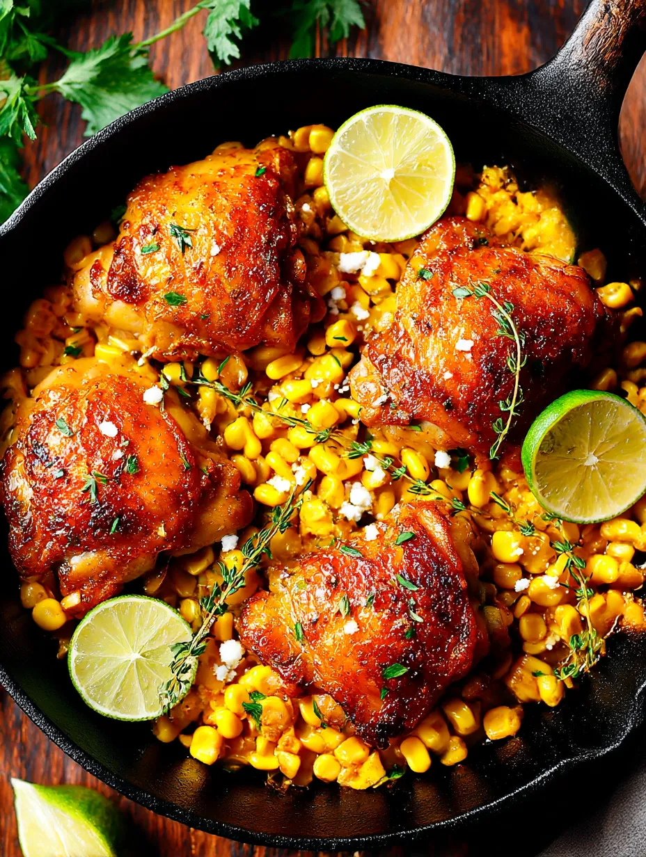 30-Minute Cilantro-Lime Chicken and Corn