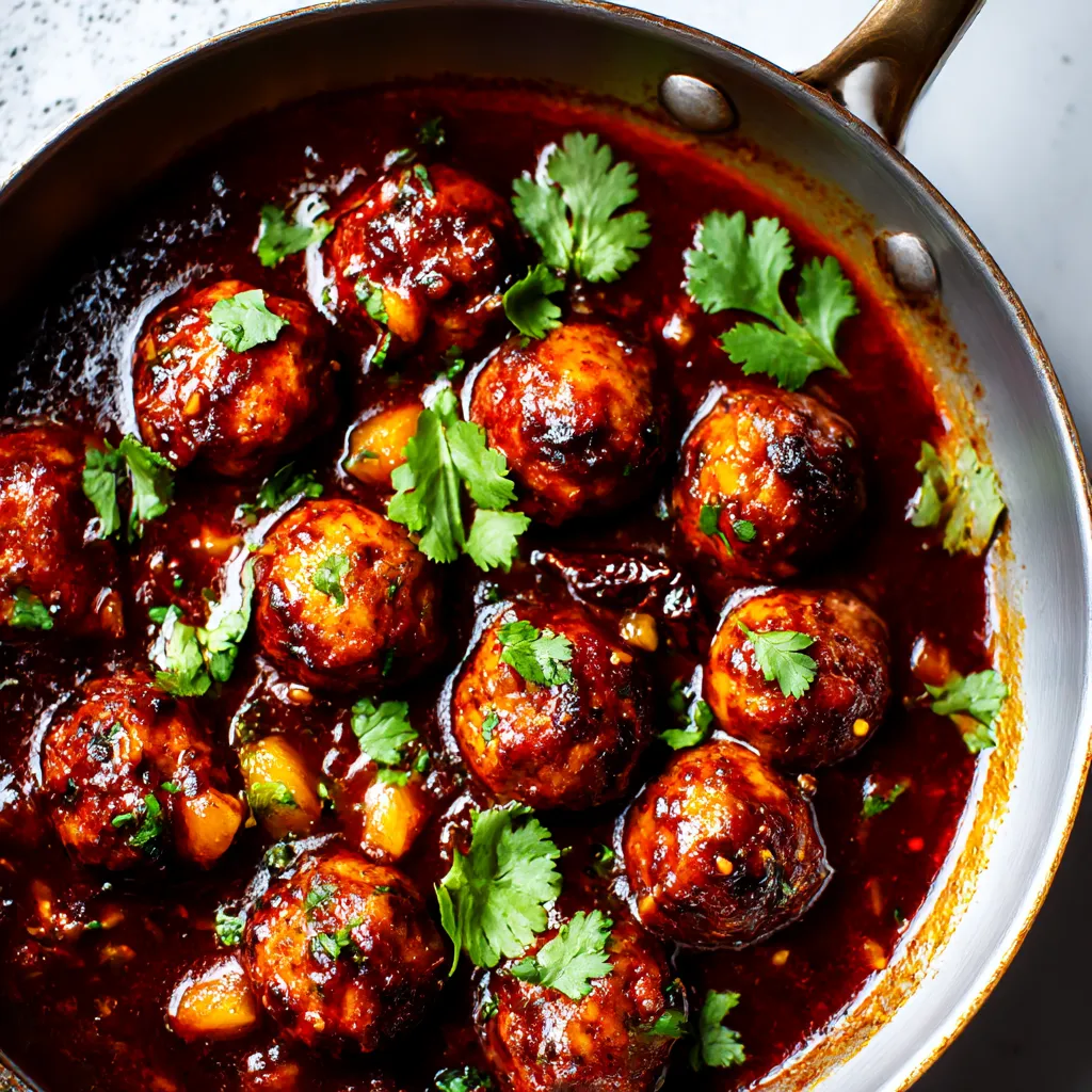 Pineapple BBQ Meatballs