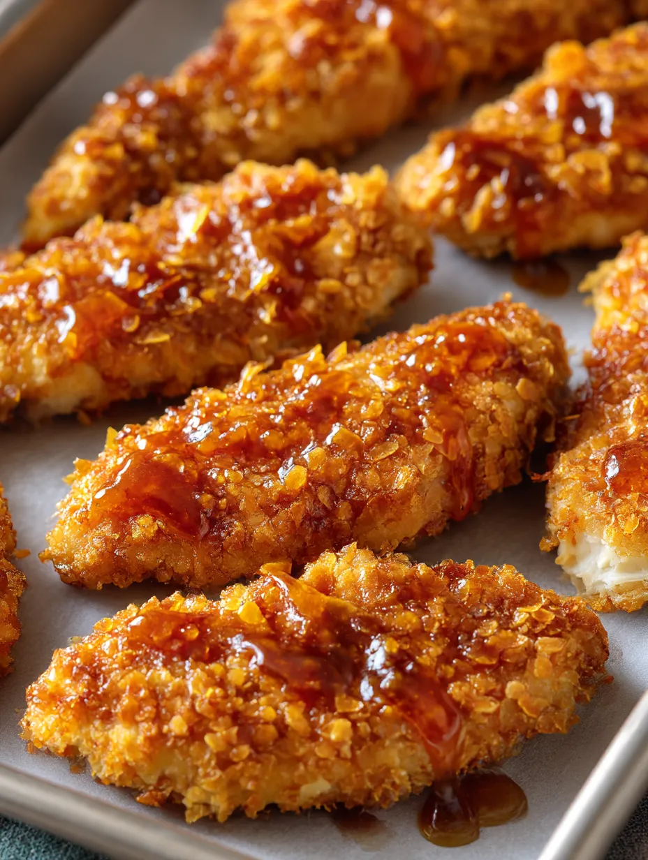 Baked Crunchy Hot Honey Chicken