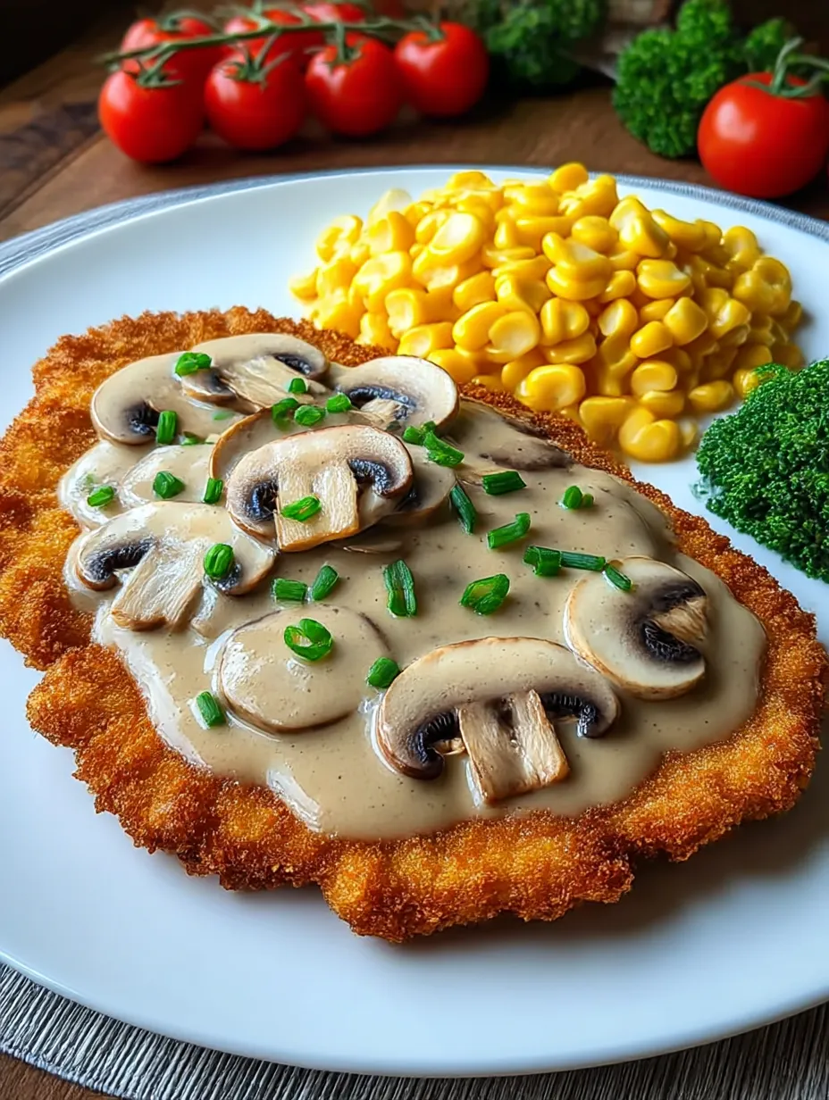 Rahmschnitzel Creamy Mushroom Schnitzel