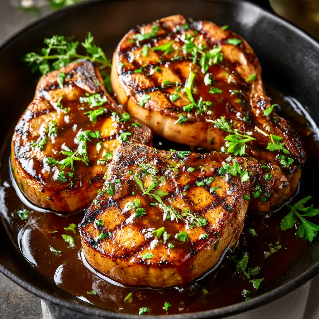 Honey Garlic Pork Chops