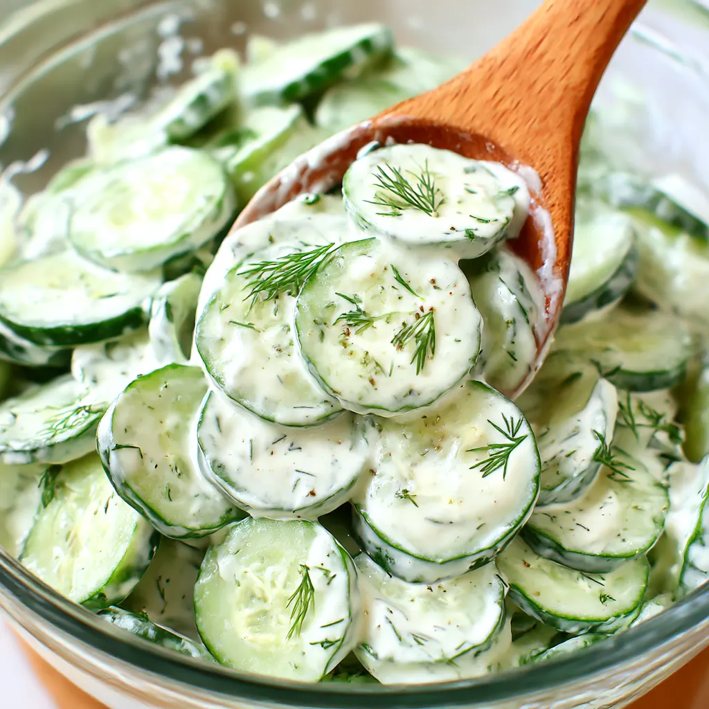 Creamy Cucumber Salad