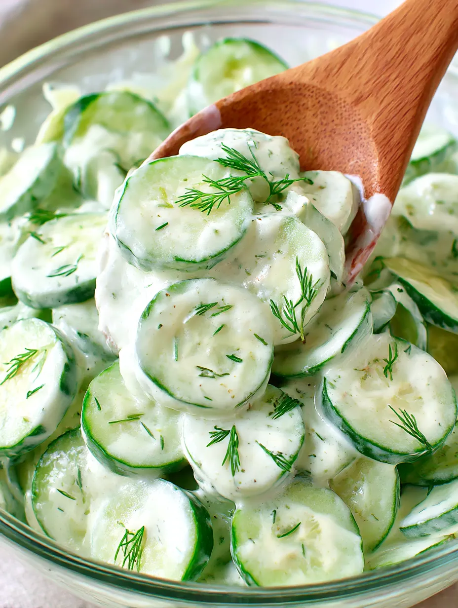 Creamy Cucumber Salad