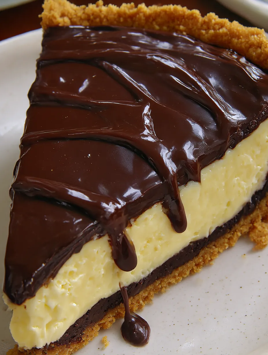 Boston Cream Pie Cheesecake Recipe