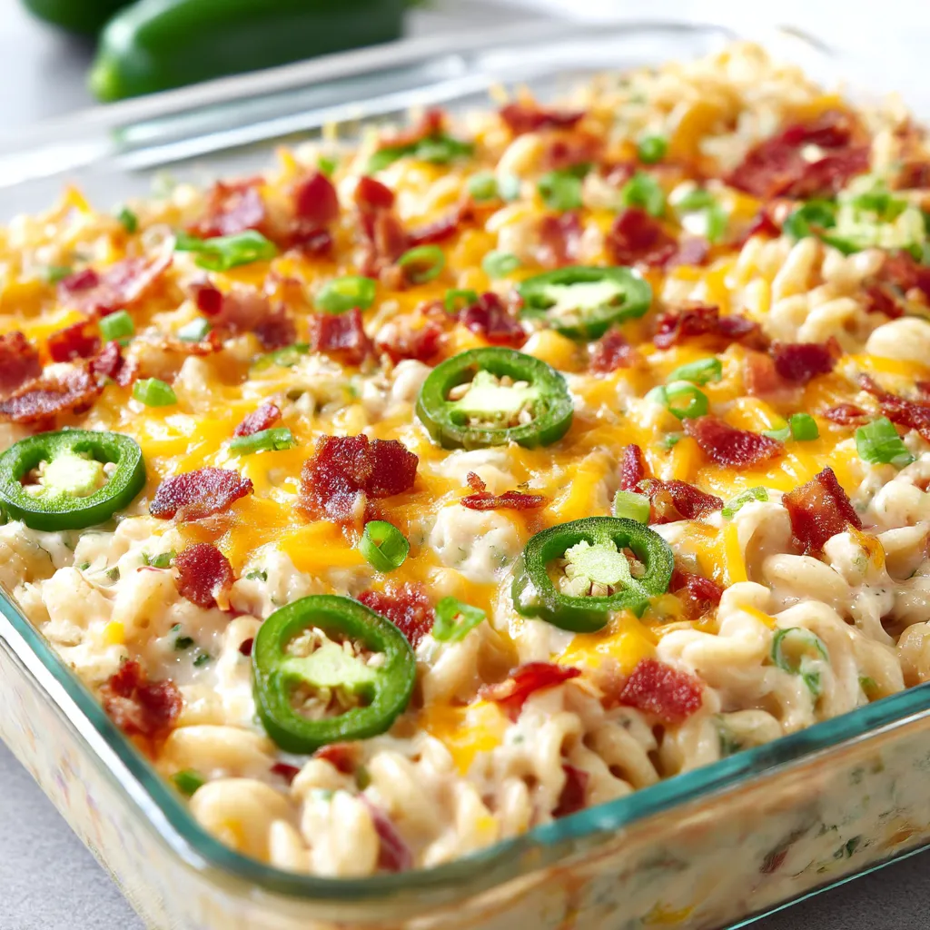 Jalapeno Popper Chicken Casserole
