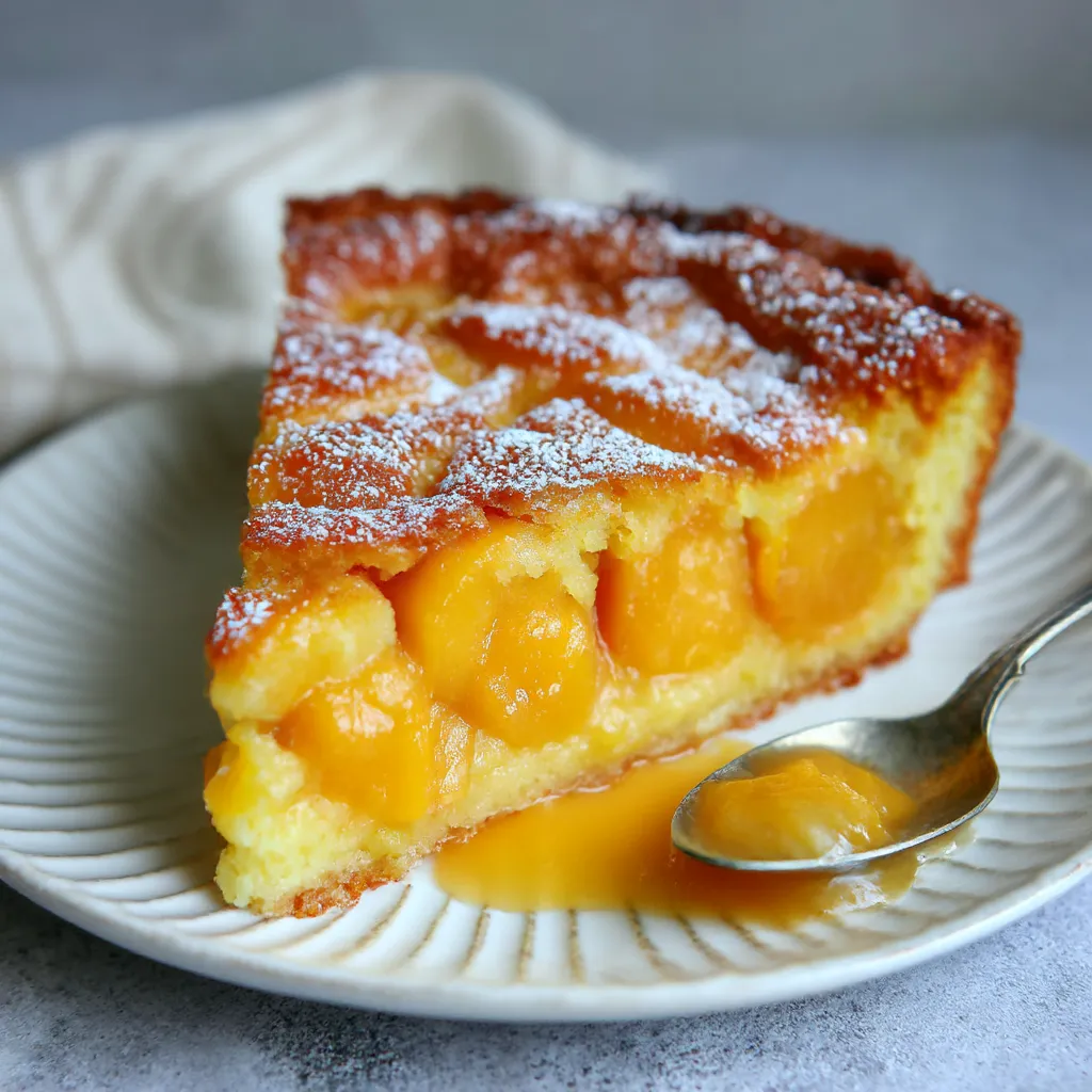 Peaches And Cream Cake
