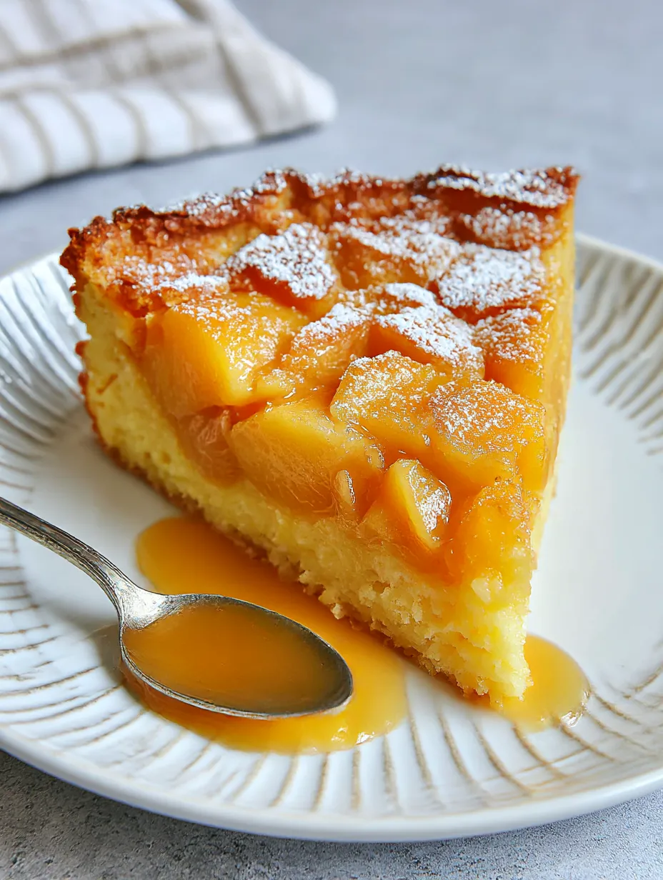 Peaches And Cream Cake