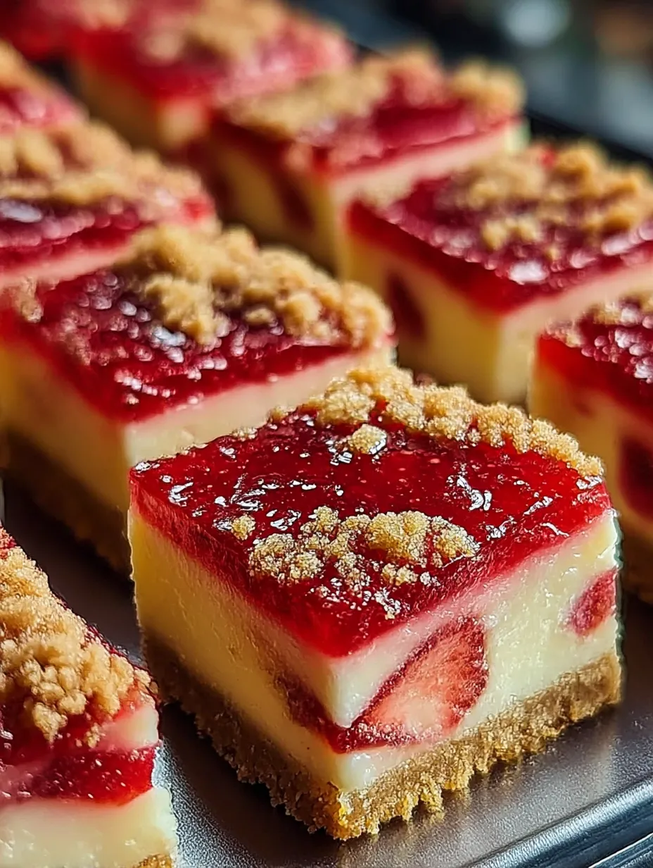 A close up of a slice of cheesecake with strawberries on top.