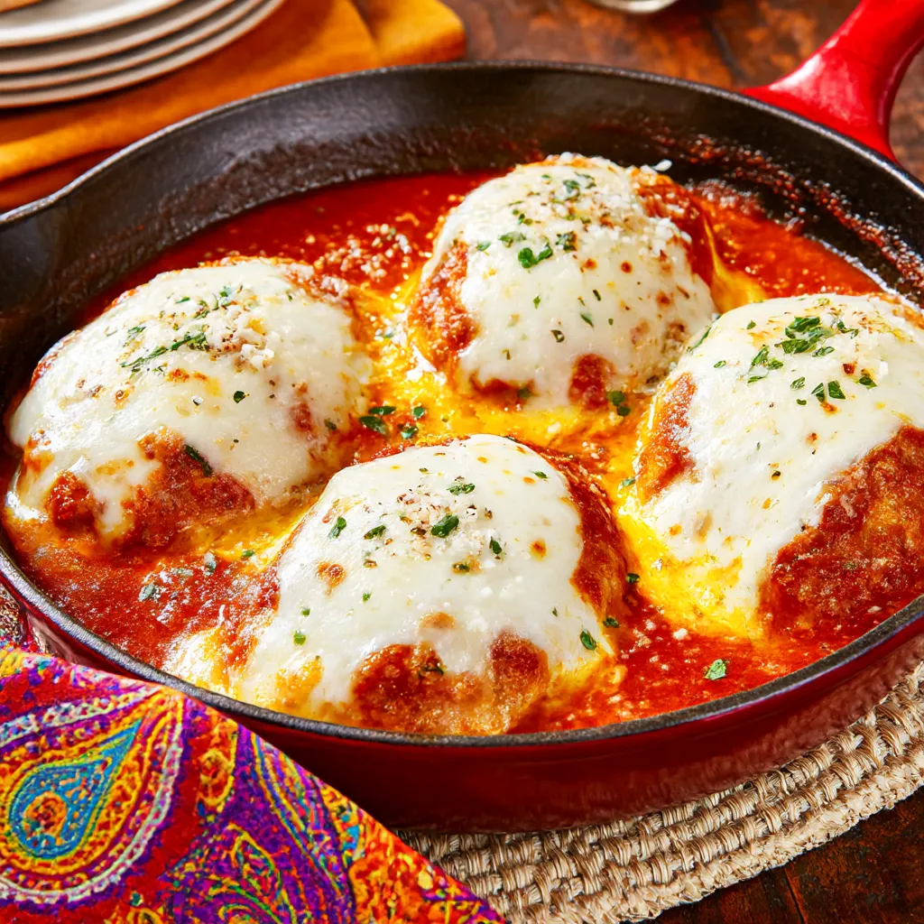 A pan of chicken Sorrentino.