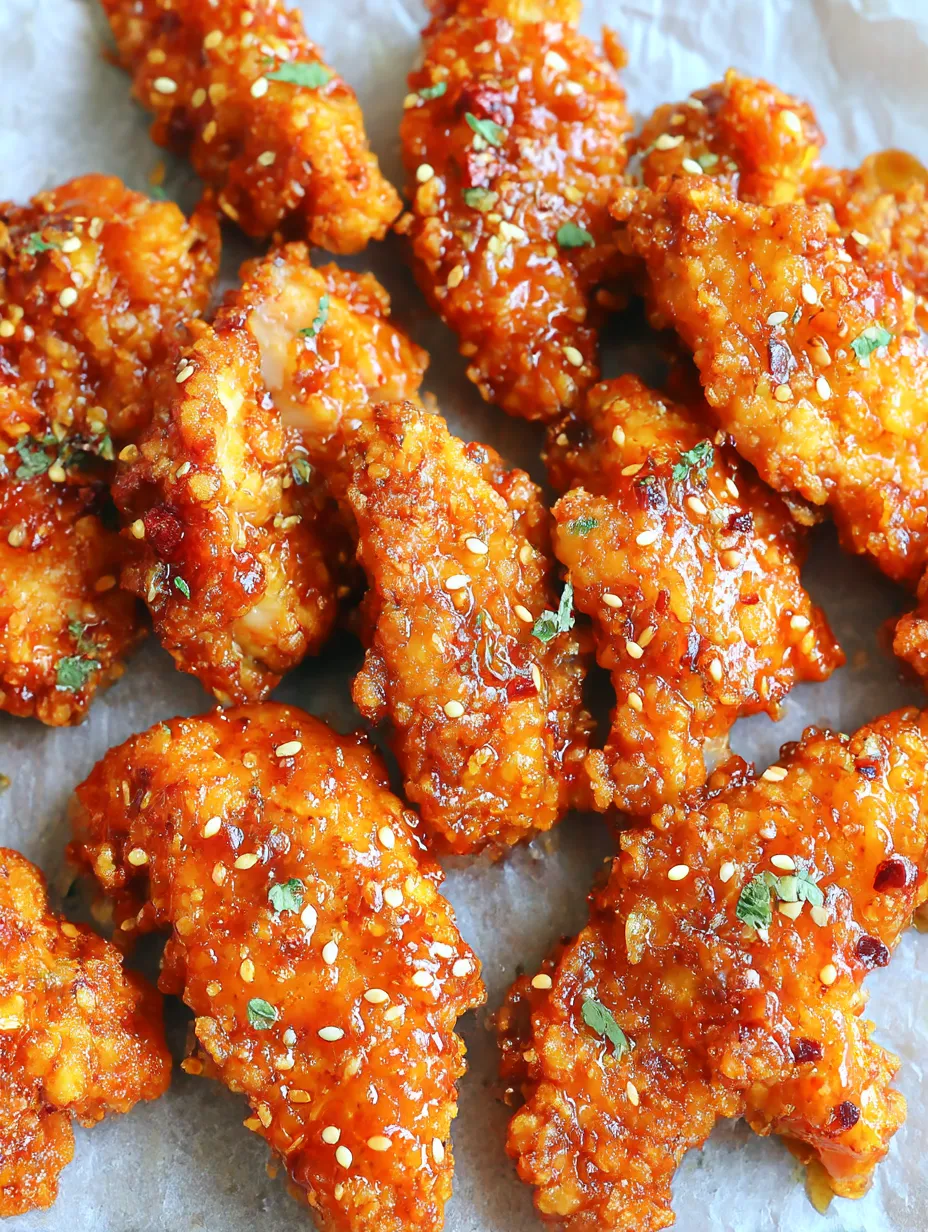 Baked Hot Honey Chicken (Super Crunchy!)