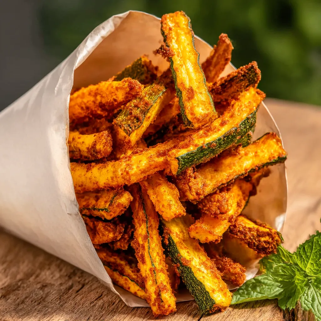 A bag of air fryer zucchini fries.