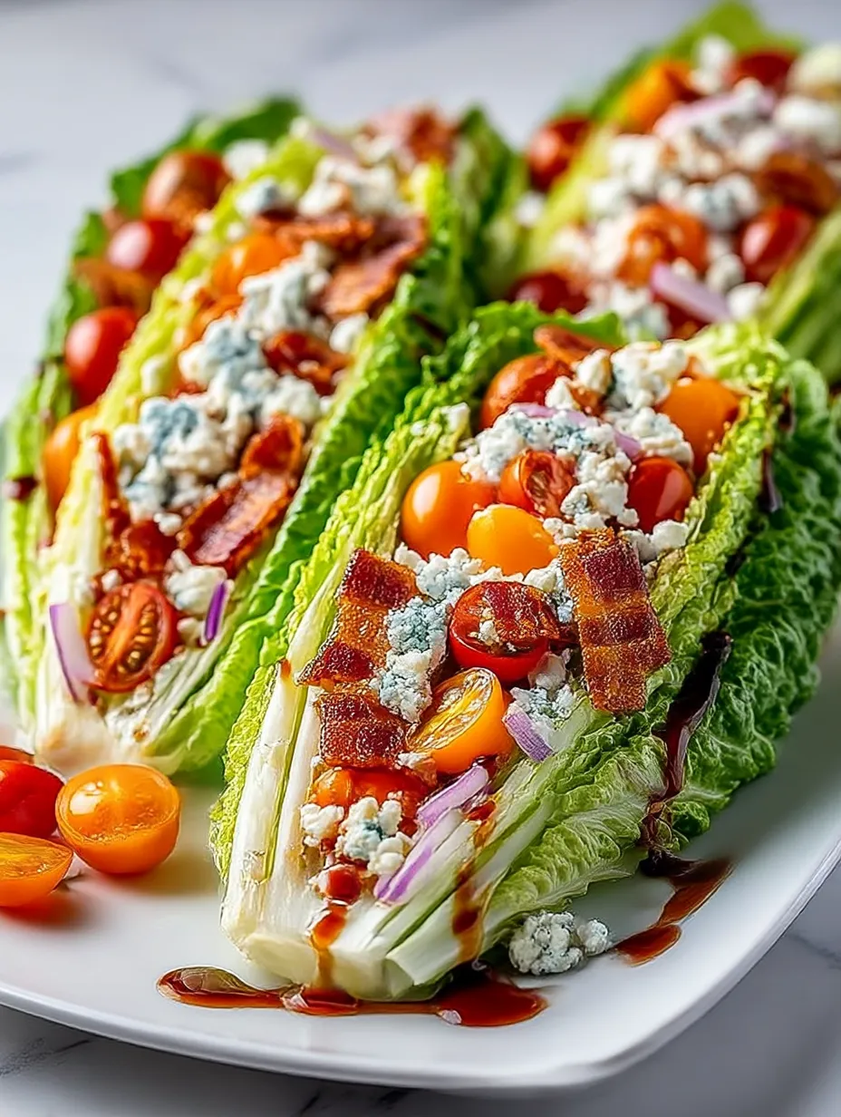 A plate of chicken club lettuce wraps.