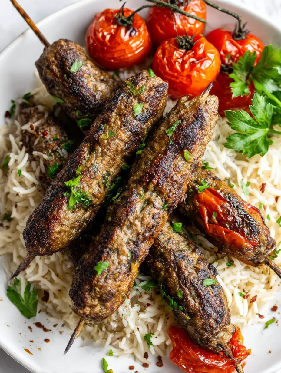 A plate of food with meat and vegetables.